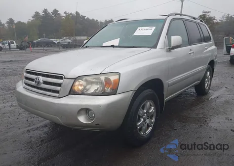 2005 Toyota Highlander V6 из США, поврежденный, VIN JTEEP21A350116154